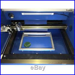 US Stock 12 x 8 40W CO2 Laser Engraver Cutter Worktable Engraving Machine FDA