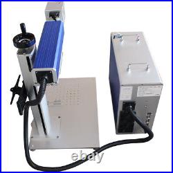 US Stock Clearanc 30W Split Fiber Laser Marking Machine Raycus Laser Rotary Axis