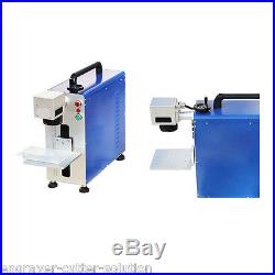 USA! 20W Fiber Laser Marking Machine Metal Engraver / Marker FREE Rotary Device