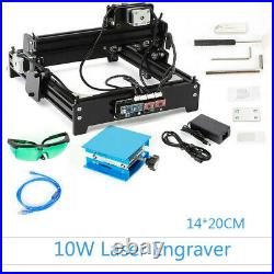 USB 10W Pulse Laser Engraver Kit CNC Engraving Machine Metal Wood Cutting Cutter