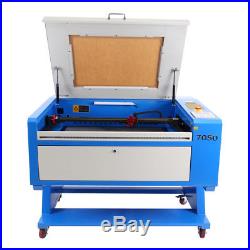 USB 60W CO2 Laser Cutter Engraving Cutting Machine 700x500mm With Rotary Axis