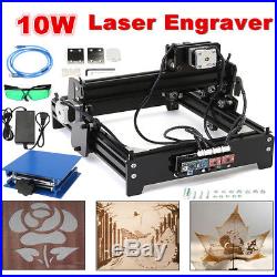 USB Desktop 10W CNC Laser Engraver Engraving Machine Metal Stone Printer Cutter