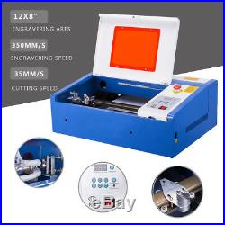 USB Interface 40W CO2 Laser Engraver Cutting Machine with Water-Break Protection