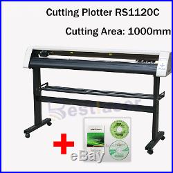 USB Port 100W CO2 LASER ENGRAVING & CUTTING MACHINE and RS1120C CUTTING PLOTTER