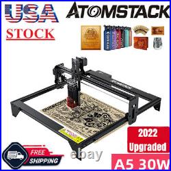 Universal ATOMSTACK A5 30W Laser Engraving Machine Engraver Cutter Printer US