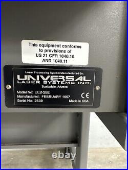 Universal Laser Systems ULS-25E Engraving Machine AS IS