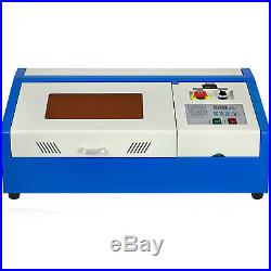 Upgraded 40W CO2 Laser Engraver Cutting Machine Crafts Cutter USB Interface New
