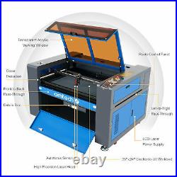 Upgraded 80W 35×24 CO2 Laser Engraver Cutter Autofocus with CW3000 Water Chiller