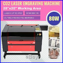 Upgraded Co2 Laser Engraver 80W 28x20 Cutter Cutting Engraving Marking Machine