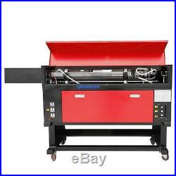 Used 100w CO2 Laser Engraver Cutter Machine Electric Lifting + Rotary Axis