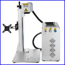 Used 30W Fiber Laser Marking Machine Metal Engraving Engraver High Precision