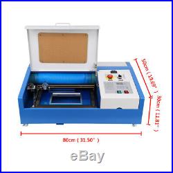 Used 40W USB CO2 Laser Engraving Cutting Machine Engraver Cutter 12x8