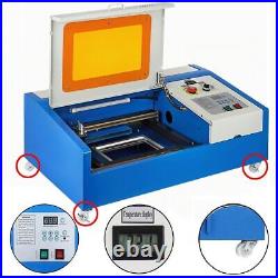 VEVOR 12x8 40W K40 CO2 Desktop Laser Engraver Engraving Machine with Wheel