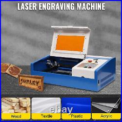 VEVOR 40W CO2 Laser Engraver&Cutter Engraving Machine Thickened Material 8x12