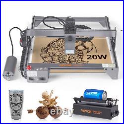 VEVOR Laser Engraver Laser Engraving Machine 20W Compressed Spot Rotary Roller