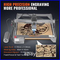 VEVOR Laser Engraver Laser Engraving Machine 20W Compressed Spot Rotary Roller