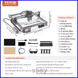 VEVOR Laser Engraver Laser Engraving Machine 20W Compressed Spot Rotary Roller