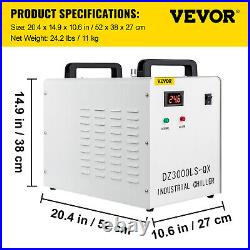 VEVOR Laser Industrial Water Chiller CW-3000 for CO2 Cutter Tubes Laser Engraver