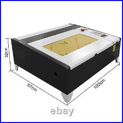 VEVOR Pro 50W CO2 Laser Engraver Cutter Cutting Engraving Machine Rubber 16X16in