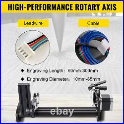VEVOR Rotary Axis Attachment Laser Rotary Attachment for Engraving Machine