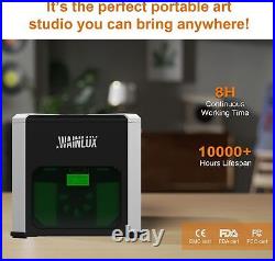 Wainlux 3W CNC Laser Engraver Mini Laser Engraving Machine Support PC and Mobile