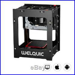 Welquic 1500mw Bluetooth Laser Engraving Machine Dual USB Port for iPad/Tablets