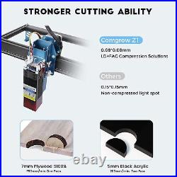 With Laser Rotary Roller Comgrow Z1 Laser Engraver 10W Output Power US Ship