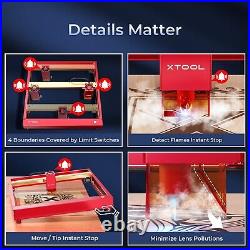 XTool D1 Pro 10W Laser Engraver Cutter with RA2 Pro Rotary