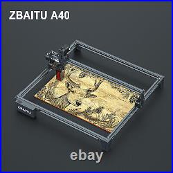 ZBAITU A40 Laser Engraving Machine, 400400MM 40W Laser Engraver Cutter Wood